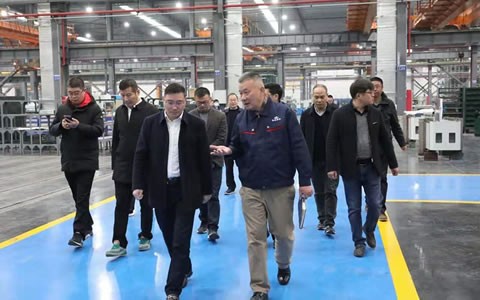 金(jīn)華市副(fu)市長張(zhang)新宇一(yi)行莅臨(lin)杭機調(diao)研考察(chá)